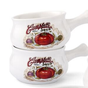 Campbell's Soup One Handle Ceramic 18oz Mug Set of 2